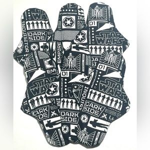 5 ClothPadLand Heavy Menstrual Period Pads Star Wars Cloth Pad set Heavy Rumps